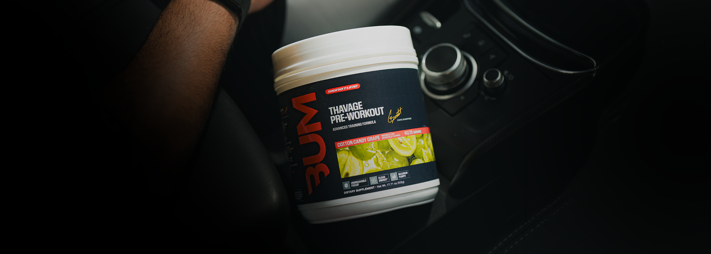 Cotton Candy Grape flavored pre-workout.