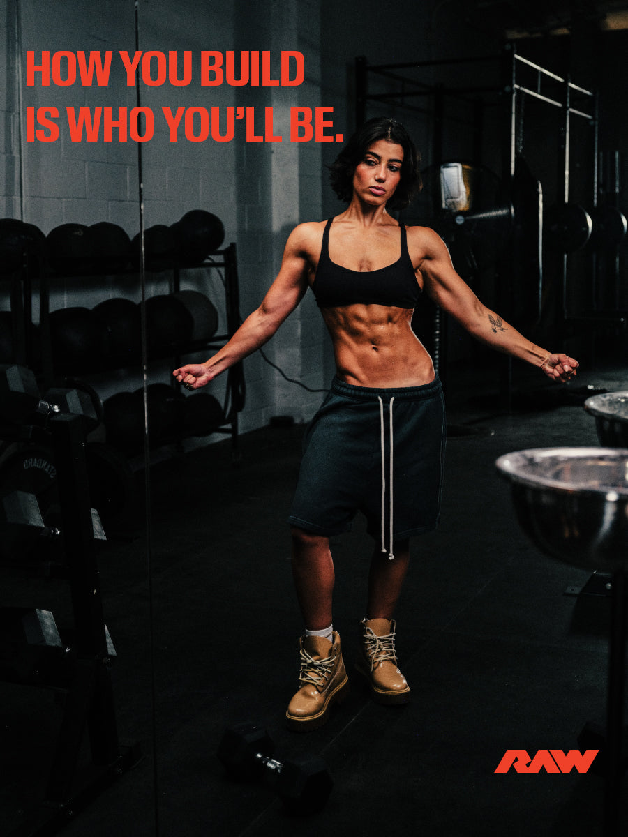 How you build is who you'll be. Sara Saffari with a jump rope