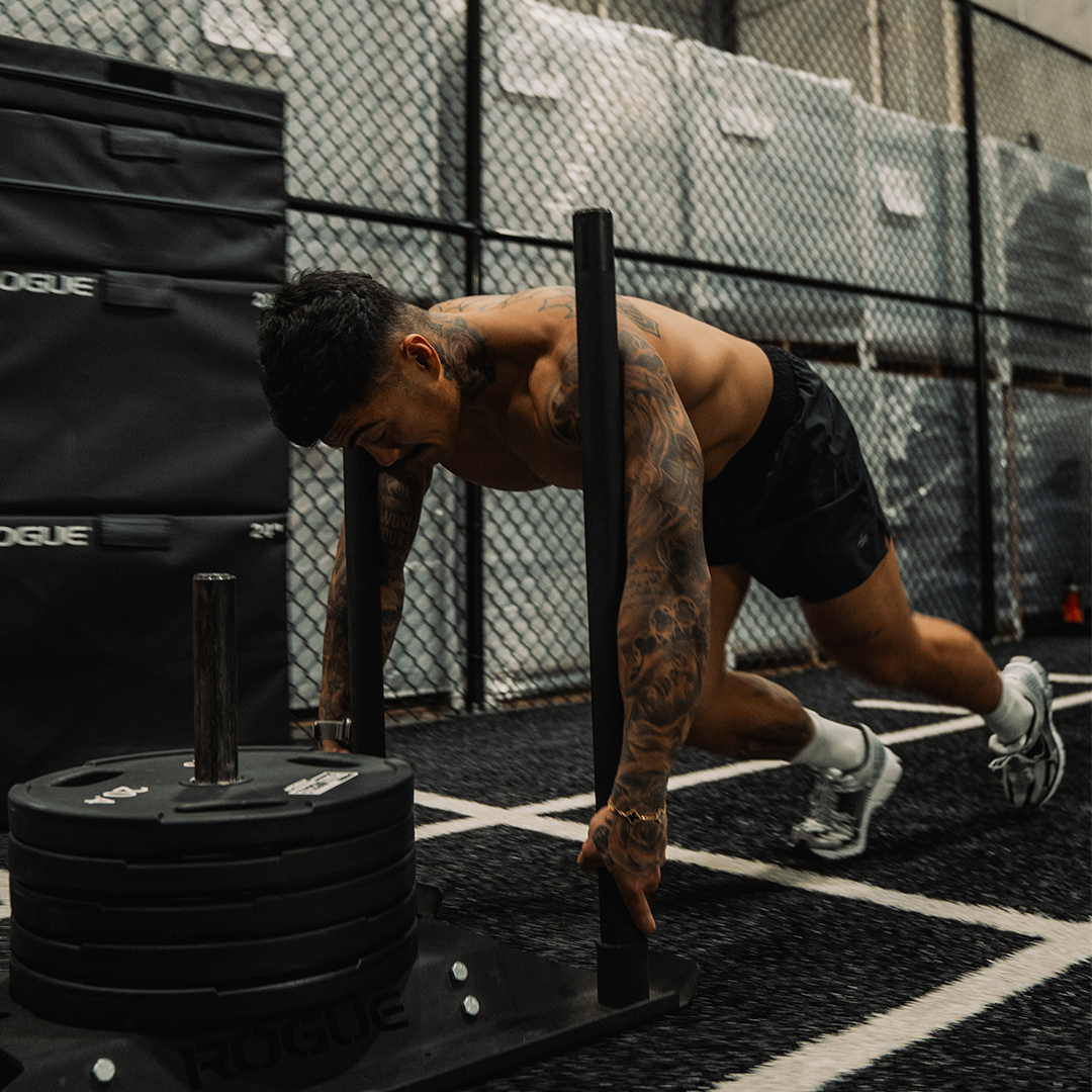 Man with weights