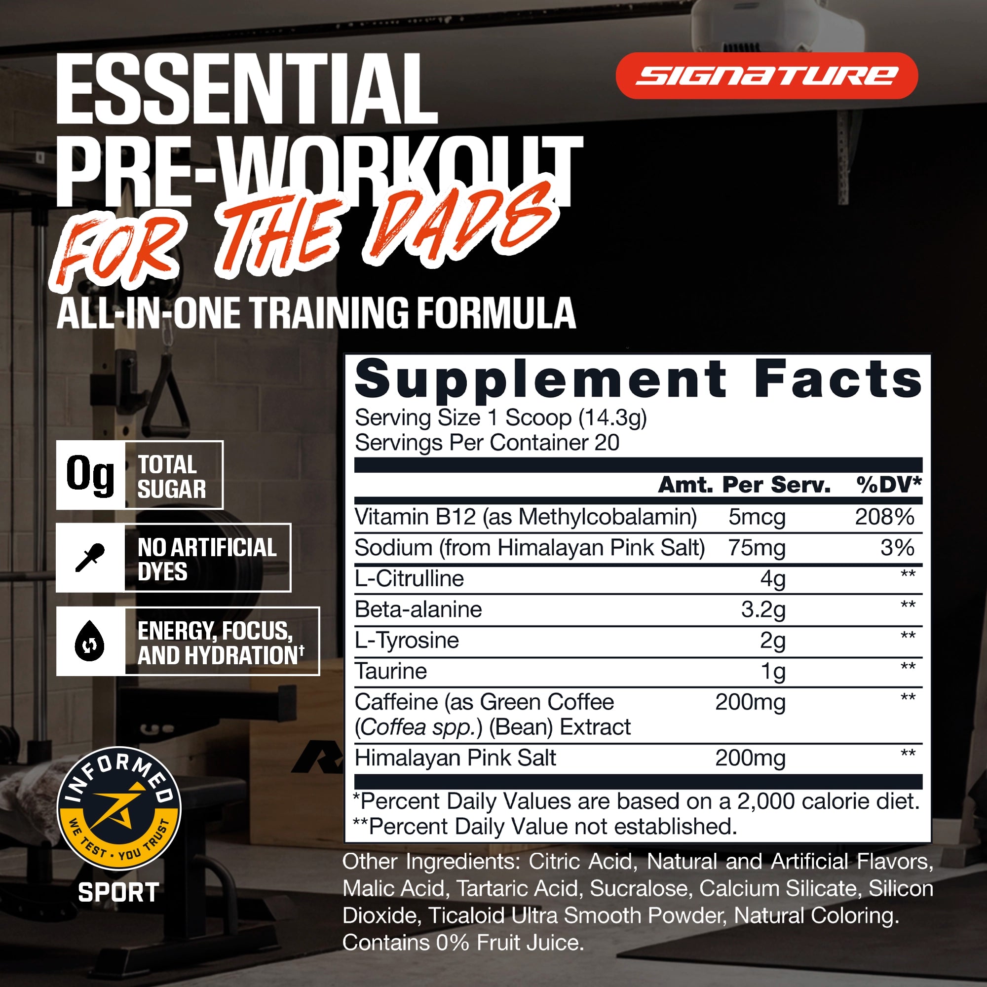 Fatherhood Fuel Essential Pre-Workout