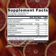Sara Saffari x RAW Sour Blood Orange Essential Performance Pre-Workout, 25 servings