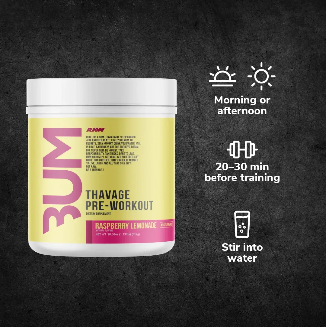 Thavage Pre-Workout | Raw Nutrition