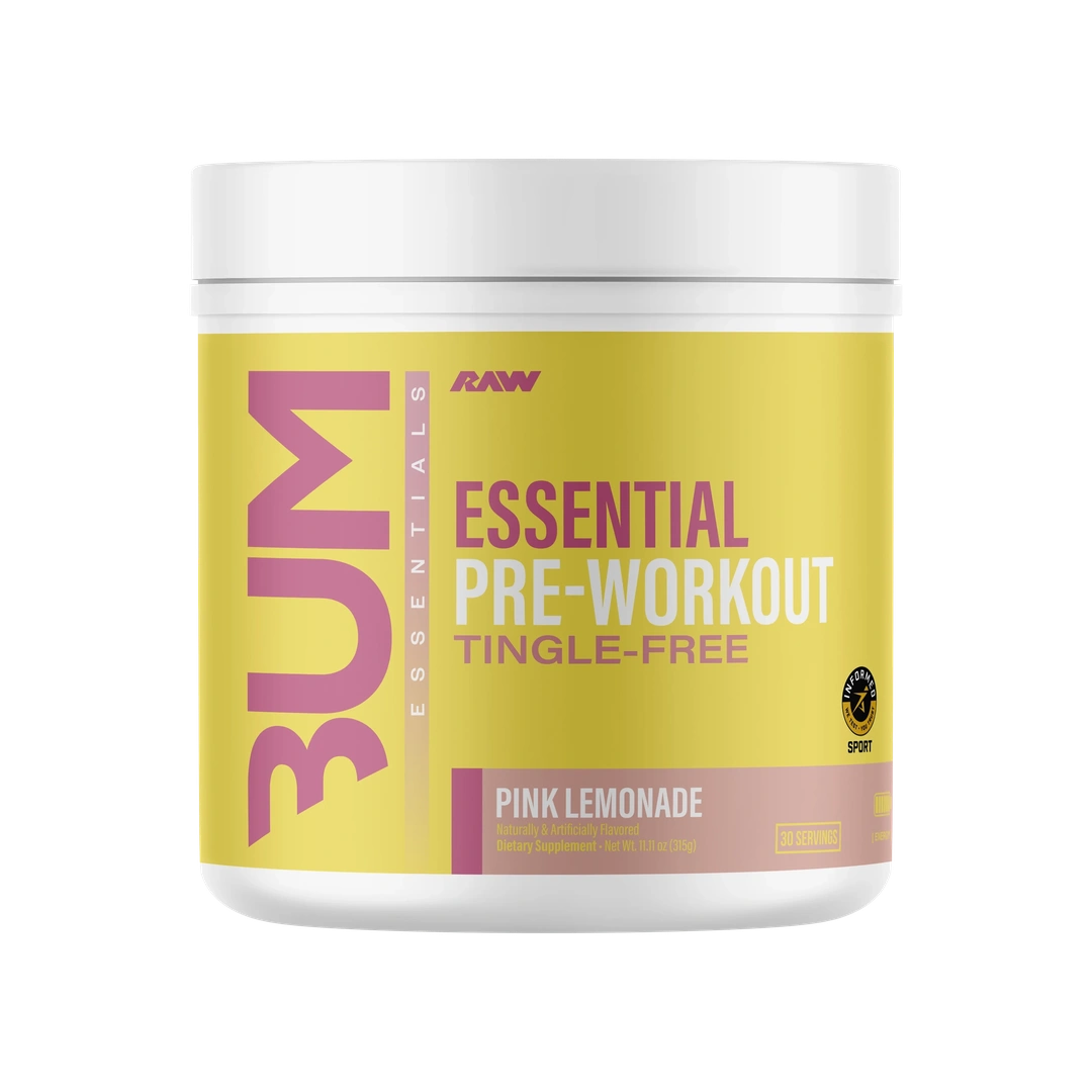 Get Raw Nutrition Essential Pre Workout Tingle Free
